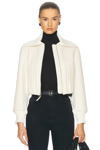 SIMKHAI PALMER QUILTED CROPPED JACKET