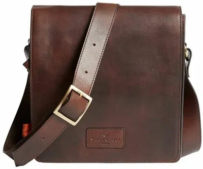 SIMON CARTER SIMON CARTER MENS HOLKHAM TABLET BAG - TAN