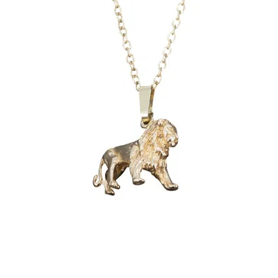 SIMON KEMP JEWELLERS WOMEN'S NINE CARAT SOLID GOLD LION PENDANT