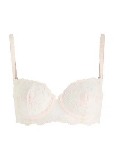 SIMONE PERELE SIMONE PÉRÈLE INTRIGUE EMBROIDERED TULLE UNDERWIRED BRA