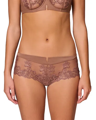 SIMONE PERELE SAGA LACE MESH BOYSHORTS