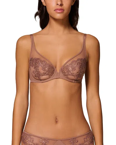 SIMONE PERELE SAGA SHEER PLUNGE UNDERWIRE BRA