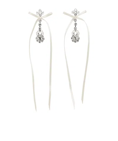 SIMONE ROCHA BOW AND STRAP EARRINGS
