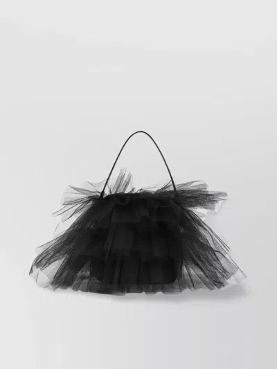 SIMONE ROCHA MINI FRILLY TUTU BAG WITH TULLE OVERLAY