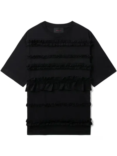 SIMONE ROCHA RUFFLE-DETAILING T-SHIRT