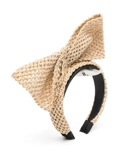 SIMONETTA BOW-DETAIL HEAD BAND