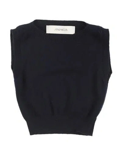SIMONETTA SIMONETTA TODDLER GIRL SWEATER MIDNIGHT BLUE SIZE 4 CASHMERE
