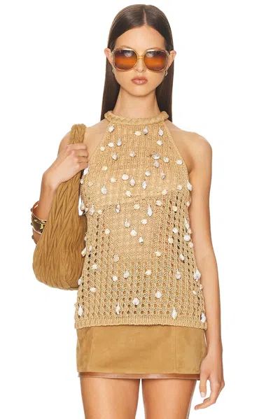 SIMONMILLER BAHI CROCHET TOP