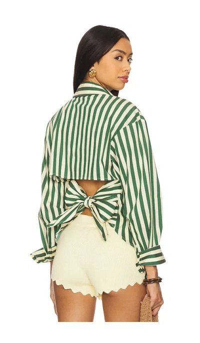 SIMONMILLER LOCH POPLIN BUTTON UP