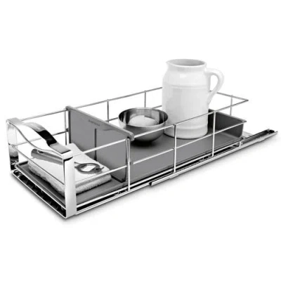 SIMPLEHUMAN SIMPLEHUMAN PULL-OUT CABINET ORGANIZER, GREY PLASTIC WITH HEAVY-GAUGE STEEL FRAME