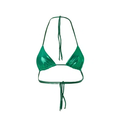SIREN SWIMWEAR WOMEN'S GREEN SIREN IBIZA REVERSIBLE BIKINI EMERALD TOP