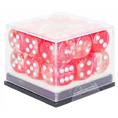 SIRIUS DICE 12 MM D6 CUBE SET - HEARTS - 18 COUNT