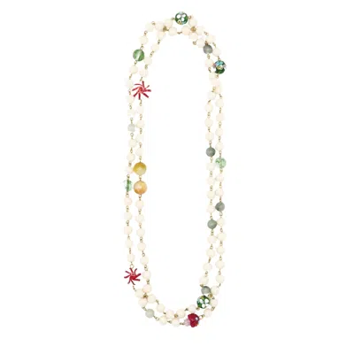 SITA NEVADO WOMEN'S WHITE CANDY NECKLACE - IVORY