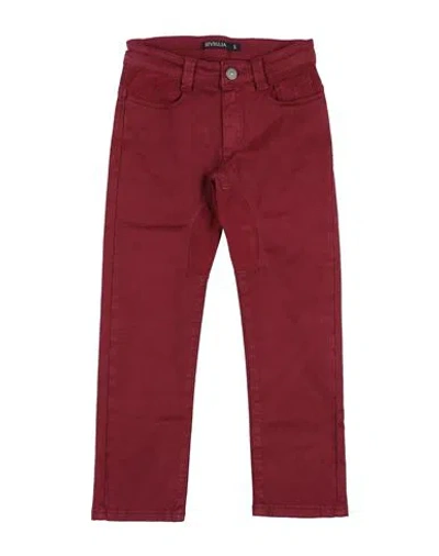 SIVIGLIA SIVIGLIA TODDLER BOY PANTS BURGUNDY SIZE 6 COTTON, ELASTANE