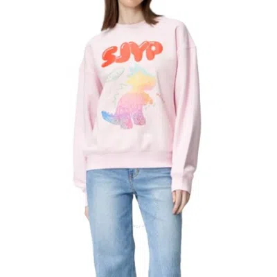 SJYP SJYP COLOUR SCRATCHED DINO SWEATSHIRT