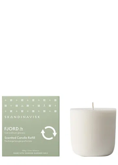 SKANDINAVISK SKANDINAVISK FJORD SCENTED CANDLE REFILL 200G