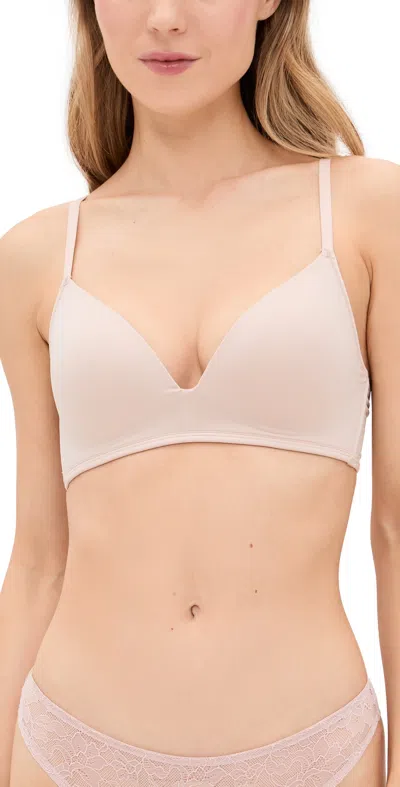 SKARLETT BLUE PRESTIGE WIRELESS PUSH UP BRA CASHMERE