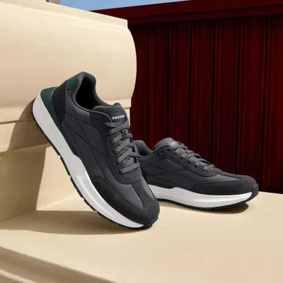 SKECHERS 斯凯奇 【舒适运动】男鞋复古慢跑鞋休闲鞋休闲运动鞋男德训鞋百搭秋冬季