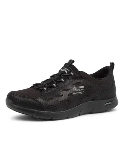 SKECHERS SKECHERS ARCH FIT REFINE CHARCOAL SMOOTH SNEAKERS WOMENS SHOES ACTIVE