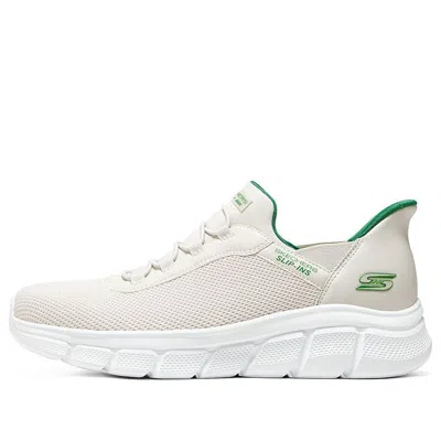 SKECHERS Skechers Bob's Slip-Ins 'White Green'
