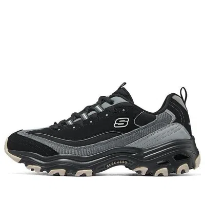 SKECHERS Skechers D'lites 1.0 Marathon Running Shoes 'Black Grey'