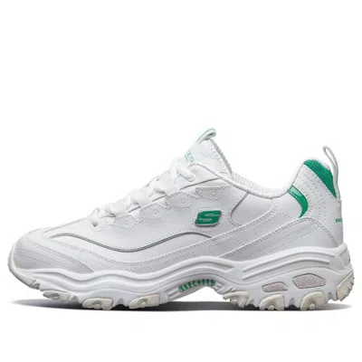 SKECHERS Skechers D'lites 1.0 Running Shoes White/Green