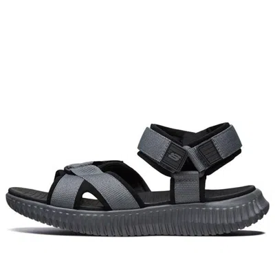 SKECHERS Skechers Elite Flex Sandal 'Grey Black'