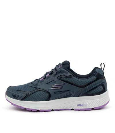 SKECHERS SKECHERS GO RUN CONSISTENT NVY PNK WOMENS SHOES ACTIVE SNEAKERS ACTIVE