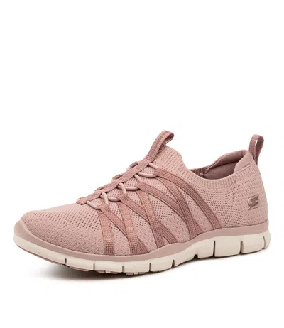 SKECHERS SKECHERS GRATIS BLACK ROSE GOLD WOMENS SHOES ACTIVE SNEAKERS ACTIVE