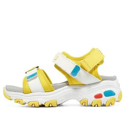 SKECHERS (GS) Skechers D'Lites 'White Yellow Grey'