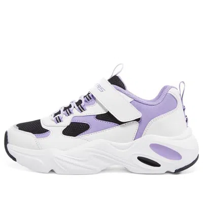 SKECHERS (GS) Skechers Sport Shoes 'White Black Purple'