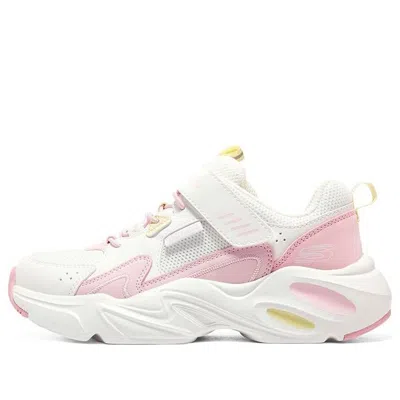 SKECHERS (GS) Skechers Sportswear Trainers 'White Pink'