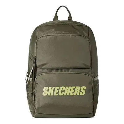 SKECHERS Skechers Logo Printed Backpack 'Olive Green'