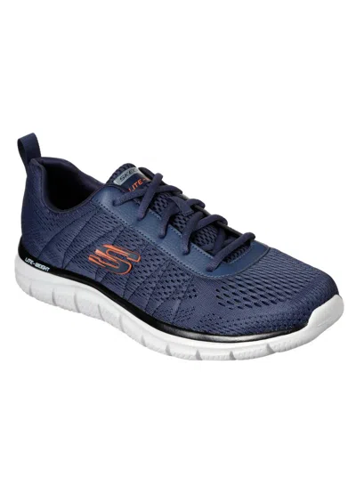 SKECHERS MEN'S TRACK MOULTON ATHLETIC SNEAKERS IN NAVY