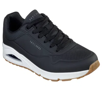 SKECHERS MEN'S UNO STAND ON AIR SNEAKERS IN BLACK