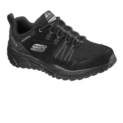 SKECHERS SKECHERS MENS EQUALIZER 4.0 TRAIL WALKING SHOES BLACK SPORTS OUTDOORS BREATHABLE