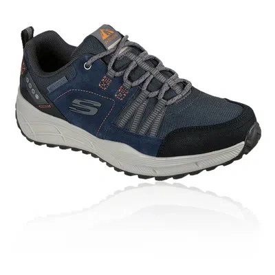 SKECHERS SKECHERS MENS EQUALIZER 4.0 TRAIL WALKING SHOES NAVY BLUE SPORTS OUTDOORS