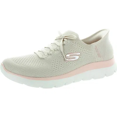 SKECHERS NEW DAILY WOMENS LACELESS KNIT RUNNING & TRAINING SHOES