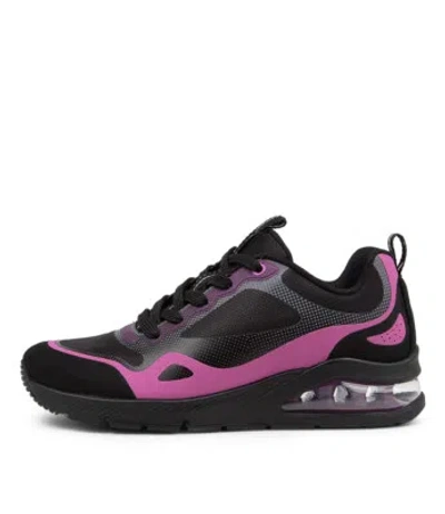 SKECHERS SKECHERS UNO 2 MAD AIR BLACK PINK SNEAKERS WOMENS SHOES CASUAL