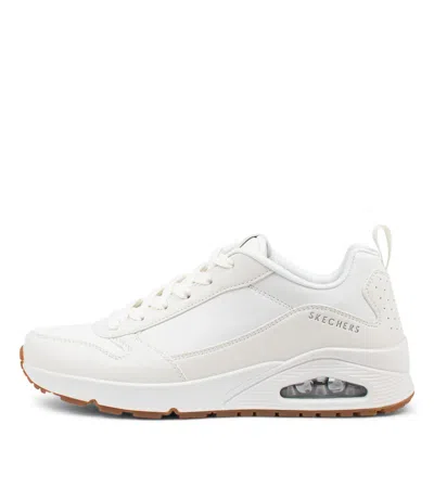 SKECHERS SKECHERS UNO WHITE SNEAKERS MENS SHOES CASUAL SNEAKERS CASUAL