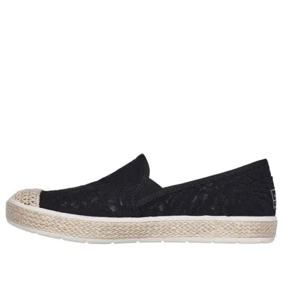 SKECHERS (WMNS) Skechers BOBS Flexpadrille Luxe 'Black'