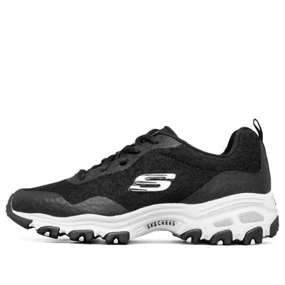 SKECHERS (WMNS) Skechers D Lites 1.0 Low-Top Daddy Shoes Black/White