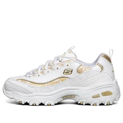 SKECHERS (WMNS) Skechers D lites 1.0 White/Gold