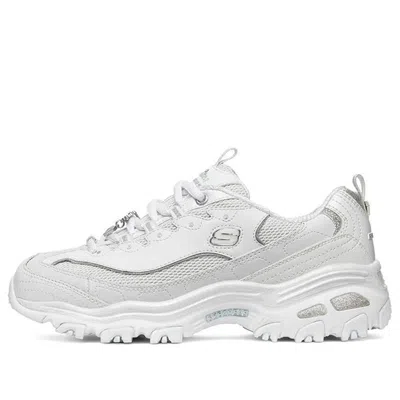 SKECHERS (WMNS) Skechers D lites 1.0 White/Silver
