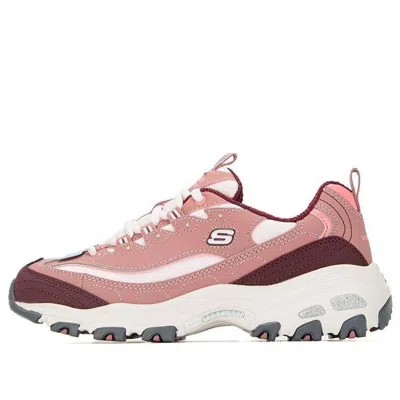 SKECHERS (WMNS) Skechers D Lites Shoes 'Pink Red'