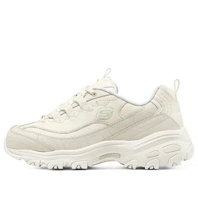 SKECHERS (WMNS) Skechers Dlites 1.0 'Beige White'