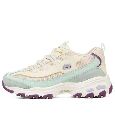SKECHERS (WMNS) Skechers D'Lites 1.0 'Blue Yellow Pink'