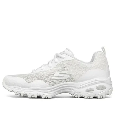 SKECHERS (WMNS) Skechers D'Lites 1.0 Fashion Low Chunky Shoes White