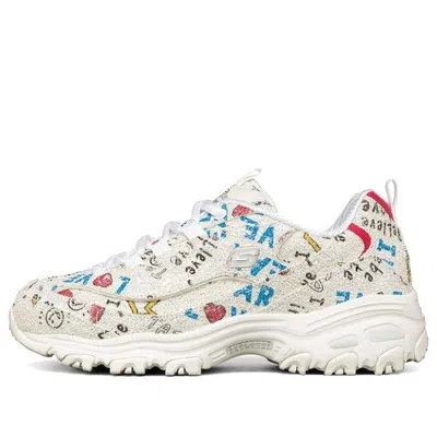 SKECHERS (WMNS) Skechers D'Lites 1.0 Low-Top Daddy Shoes Multi-Color
