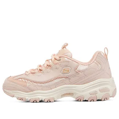 SKECHERS (WMNS) Skechers D'Lites 1.0 'Pink White'